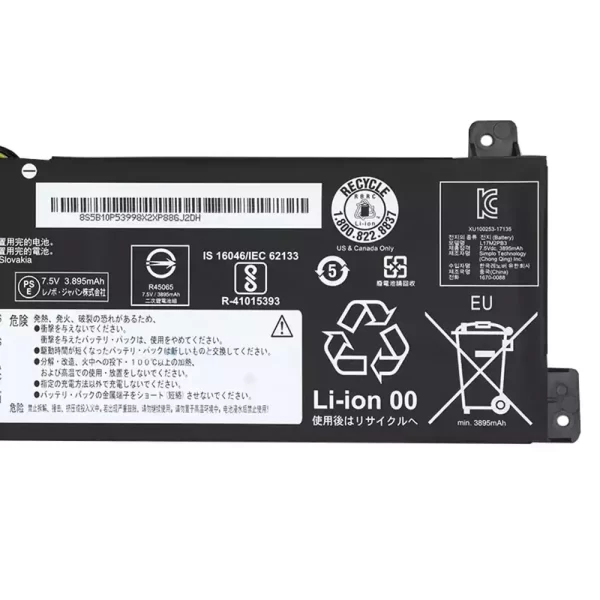 For Singapore | Genuine laptop battery for LENOVO L17M2PB3 L17M2PB4 - Image 4