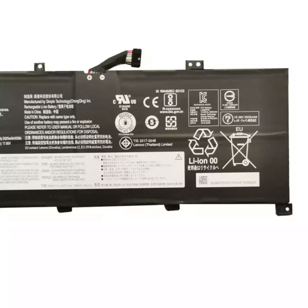 For Singapore | Genuine laptop battery for LENOVO SB10T83119 SB10T83120 5B10W13934,02DL030,02DL031 - Image 4