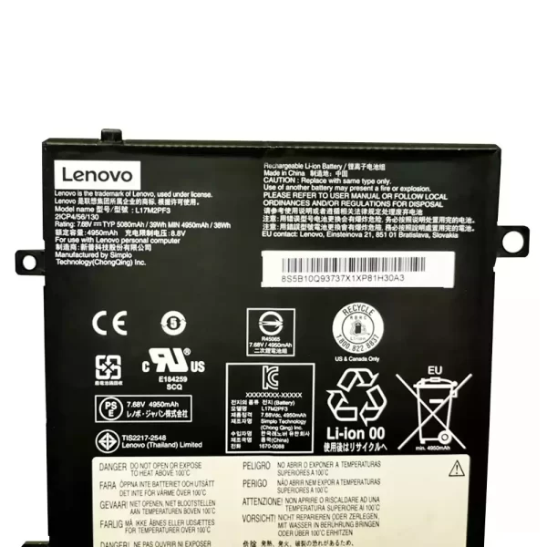 For Singapore | Genuine laptop battery for LENOVO L17M2PF3 L17L2PF3 - Image 3