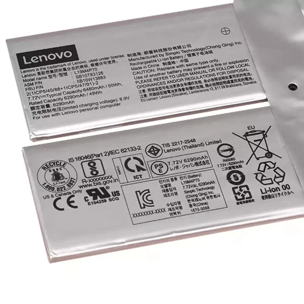 For Singapore | Genuine laptop battery for LENOVO L19M4P70,SB10T83126,5B10W13883 - Image 2