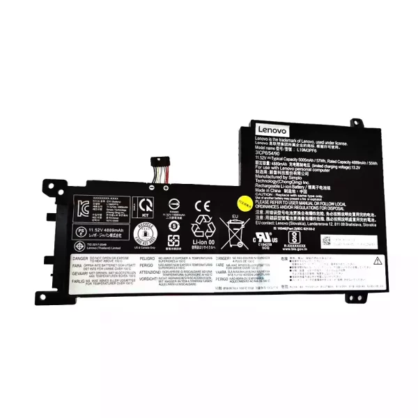 For Singapore | Genuine laptop battery for LENOVO L19L3PF2 L19M3PF6