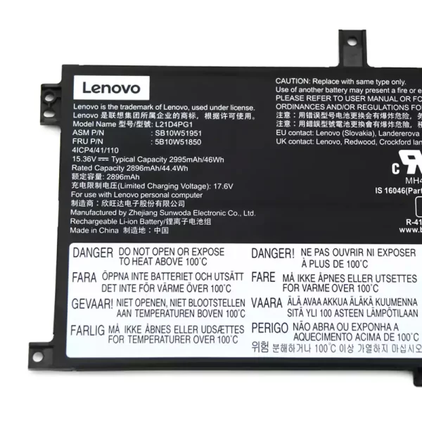 For Singapore | Genuine laptop battery for LENOVO L21C4PG1 L21D4PG1 L21L4PG1 - Image 3