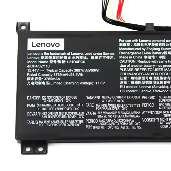 For Singapore | Genuine laptop battery for LENOVO L21D4PC0 - Image 3