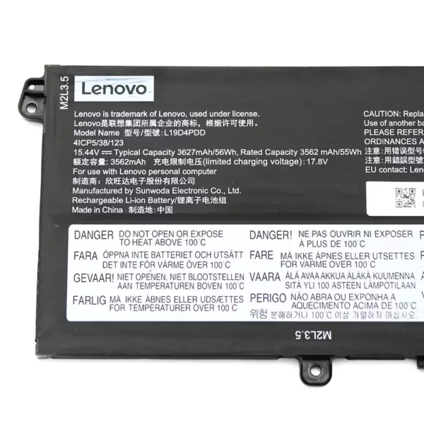 For Singapore | Genuine laptop battery for LENOVO ThinkBook 13s 14s G2 ITL - Image 3