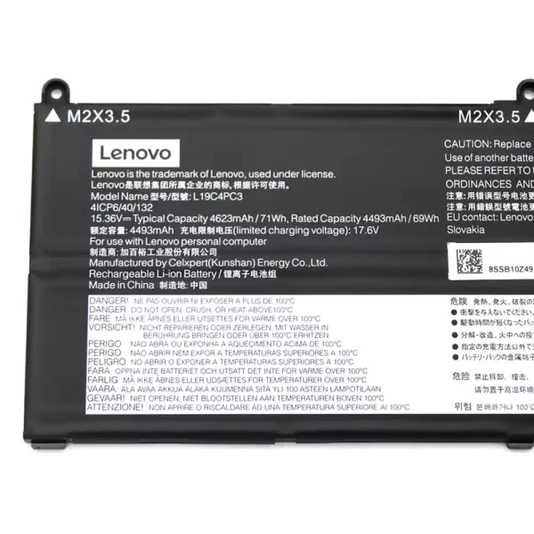 For Singapore | Genuine laptop battery for LENOVO L19C4PC3 L19M4PC3 - Image 3