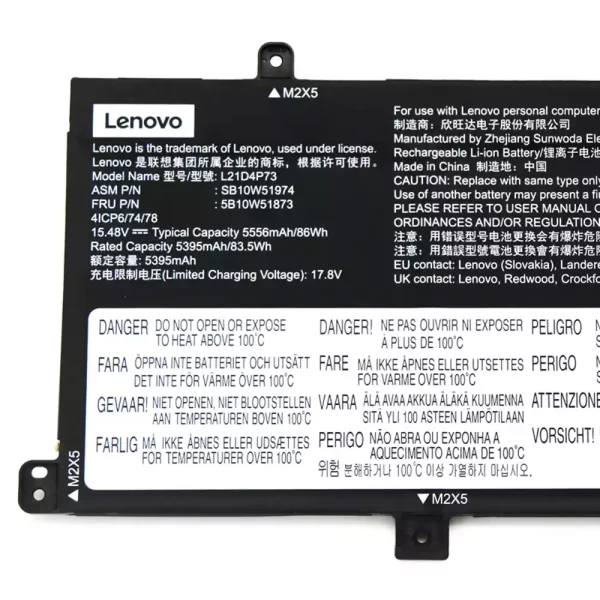 For Singapore | Genuine laptop battery for LENOVO L21D4P73 - Image 3