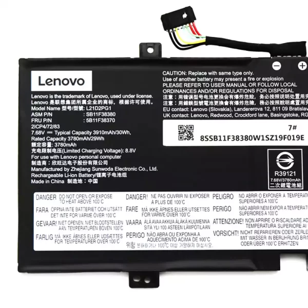 For Singapore | Genuine laptop battery for LENOVO L21D2PG1 L21C2PG1 L21M2PG1 - Image 3