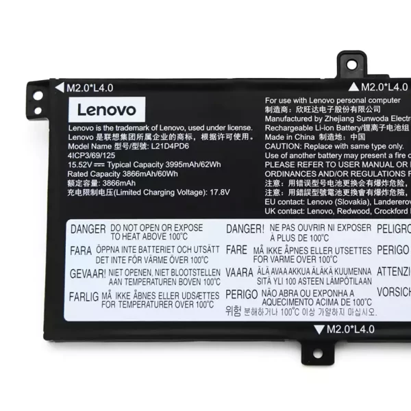 For Singapore | Genuine laptop battery for LENOVO Thinkbook 14 G4+ IAP - Image 3