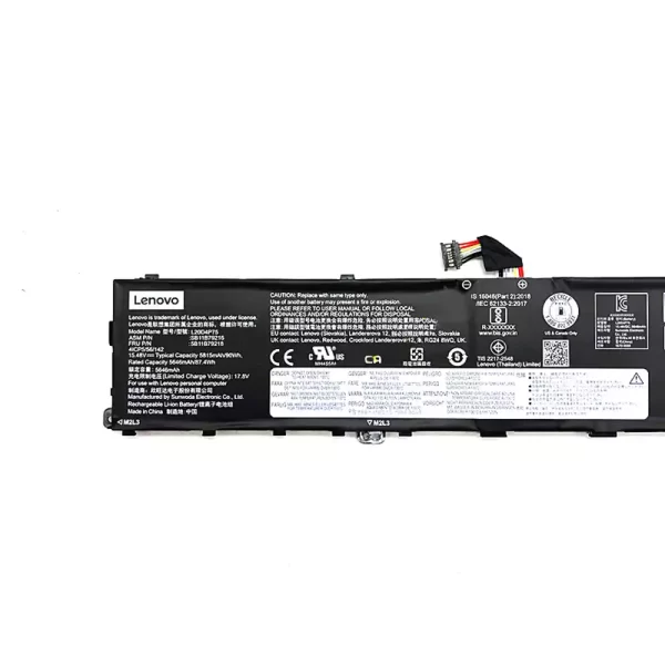 For Singapore | Genuine laptop battery for LENOVO ThinkPad P1 G4 SB11B79215 SB11B79216 5B11B79217 5B11B79218 - Image 3