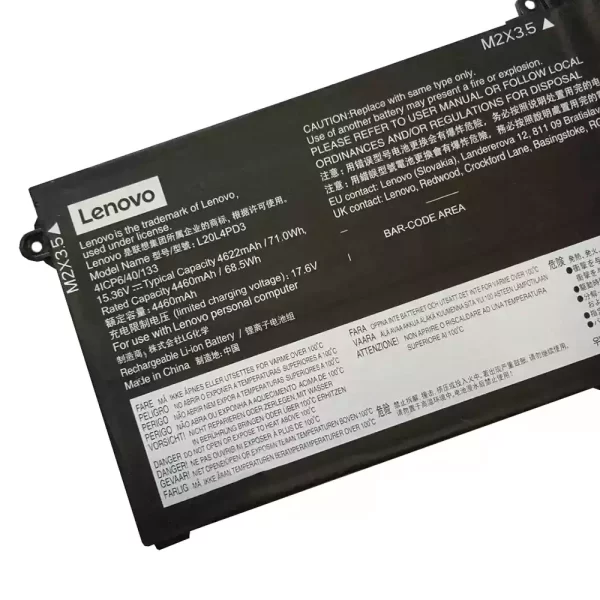 For Singapore | Genuine laptop battery for LENOVO Legion Slim 7 15 Slim 7 Gen 6,ThinkBook 16p Gen 2 R9000X 2021R - Image 2