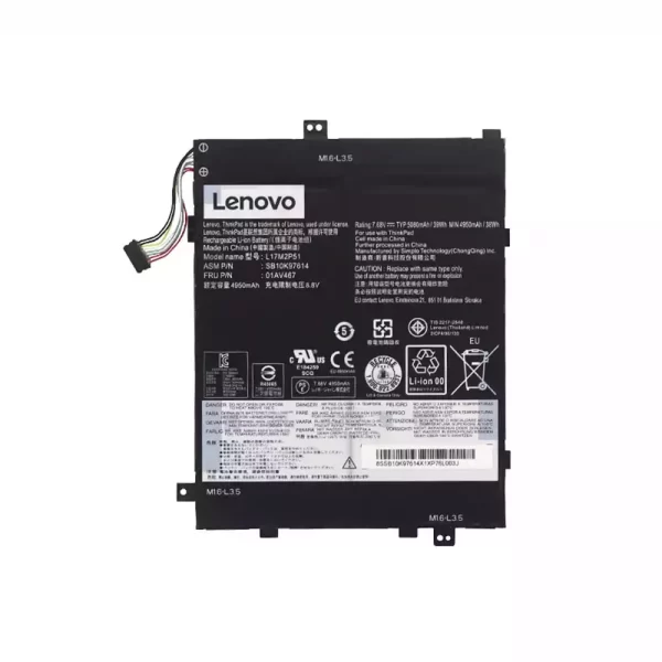 For Singapore | Genuine laptop battery for LENOVO L17M2P51 SB10K97614 01AV467