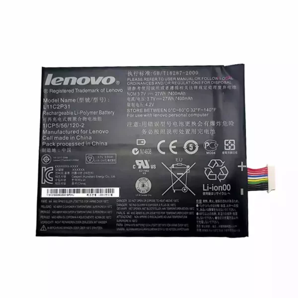 For Singapore | Original Tablet battery for LENOVO L11C2P31