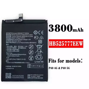 Genuine cell phone battery HB525777EEW for HUAWEI P40 4G/ P40 5G