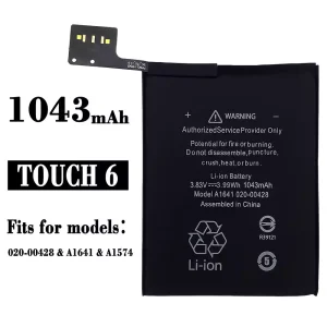 Genuine cell phone battery A1641 020-00428 for iPhone TOUCH 6
