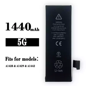 Genuine cell phone battery LIS1491APPCS for iPhone 5G/ A1428/A1429/A1442