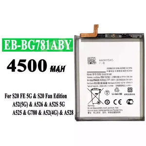 Genuine cell phone battery EB-BG781ABY for Samsung S20 FE 5G/S20 Fan Edition
