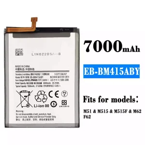 Genuine cell phone battery EB-BM415ABY for Samsung M51/M515/M515F/M62/F62