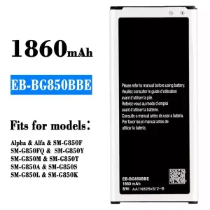 Genuine cell phone battery EB-BG850BBE for Samsung Alpha