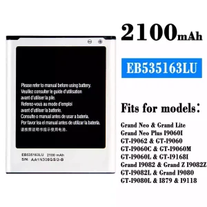 Genuine cell phone battery EB535163LU for Samsung Grand Neo/Grand Lite/Grand Neo Plus SL31199