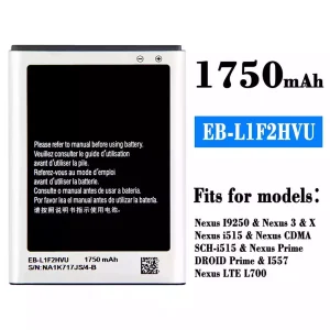 Genuine cell phone battery EB-L1F2HVU for Samsung Nexus I9250/Nexus 3