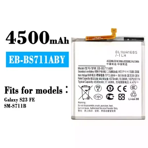 Genuine cell phone battery EB-BS711ABY for Samsung Galaxy S23 FE