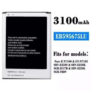 Genuine cell phone battery EB595675LU for Samsung Note 2