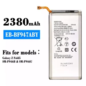Genuine cell phone battery EB-BF947ABY for Samsung Galaxy Z Fold 5