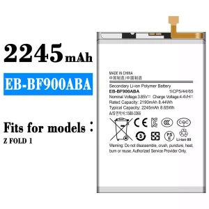 Genuine cell phone battery EB-BF900ABA for Samsung Z FOLD 1