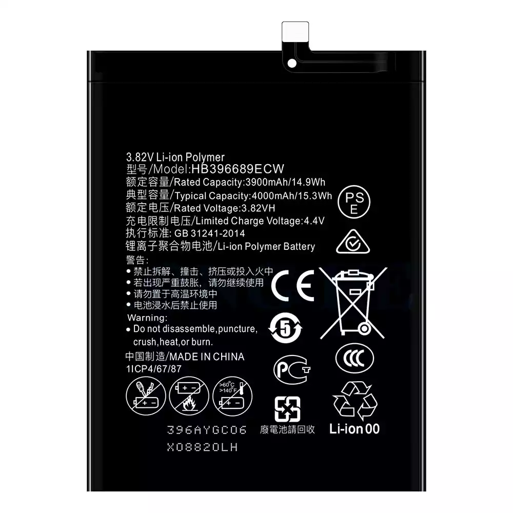 Genuine cell phone battery HB396689ECW for HUAWEI Mate 9 / Mate 9 Pro / Enjoy 7 Plus / Y9 / Y8S / Y9 2018 / Enjoy 8 Plus / Y9 2019 / Enjoy 9 Plus / Y7 2017 / Nova Lite+ /Y7 Pro 2019 / Y7 2019 / Y7P 2020 / Honor 8C / Honor 7 Plus/Y8S 2020 / Honor 9C / - Image 2