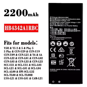 Genuine cell phone battery HB4342A1RBC for HUAWEI Y5 2 / Play 5