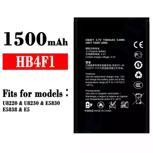 Genuine cell phone battery HB4F1 for HUAWEI U8220/U8230/E5830/E5838/E5