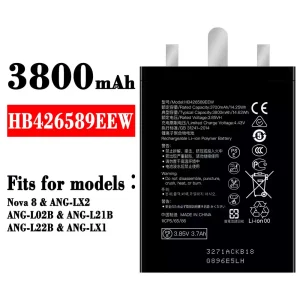 Genuine cell phone battery HB426589EEW for HUAWEI Nova 8