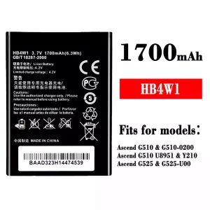 Genuine cell phone battery HB4W1 for HUAWEI Ascend G510 / Ascend G525