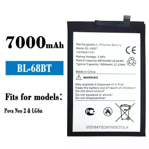 Genuine cell phone battery BL-68BT for Tecno Pova Neo 2