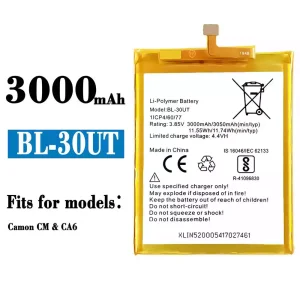 Genuine cell phone battery BL-30UT for Tecno Camon CM / CA6