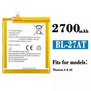 Genuine cell phone battery BL-27AT for Tecno Phantom 6/A6