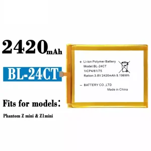 Genuine cell phone battery BL-24CT for Tecno Phantom Z mini / Z1 mini