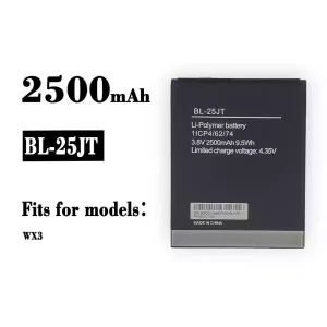 Genuine cell phone battery BL-25JT for Tecno WX3
