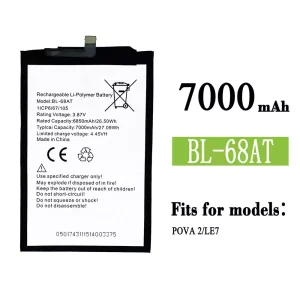 Genuine cell phone battery BL-68AT for Infinix POVA 2