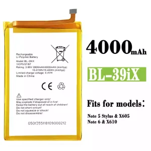 Genuine cell phone battery BL-39iX for Infinix Note 5 Pro / Note 6 / Note 5 Stylus