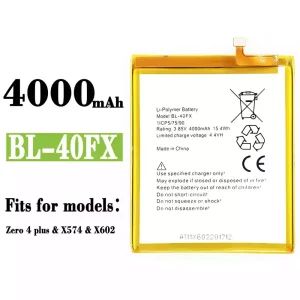 Genuine cell phone battery BL-40FX for Infinix Zero 4 plus