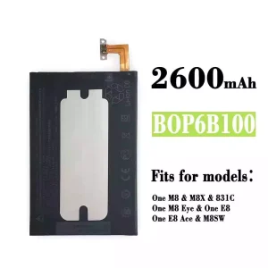 Genuine cell phone battery B0P6B100 BOP6B100 for HTC One M8 / One E8