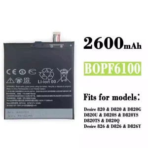Genuine cell phone battery B0PF6100 BOPF6100 for HTC Desire 820 / D820 / D820G /  D820U /  D820S / D820YS / D820TS / D820Q / Desire 826 / D826 / D826Y