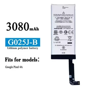 Genuine cell phone battery G025J-B for Google PIXEL 4A