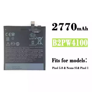 Genuine cell phone battery B2PW4100 for Google Pixel 5.0 / Nexus S1 / Pixel 1