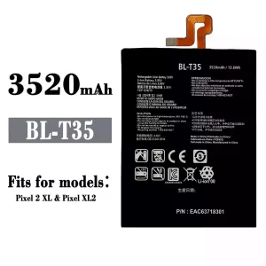 Genuine cell phone battery BL-T35 for Google Pixel 2 XL