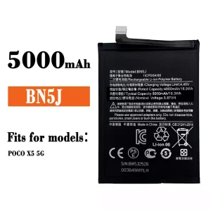 Genuine cell phone battery BN5J for Xiaomi POCO X5 5G