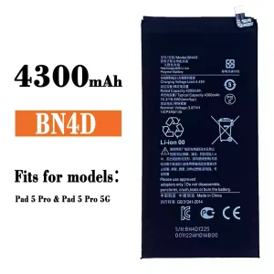 Genuine cell phone battery BN4D for Xiaomi Pad 5 Pro