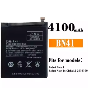 Genuine cell phone battery BN41 for Xiaomi Redmi Note 4 / Redmi Note 4x