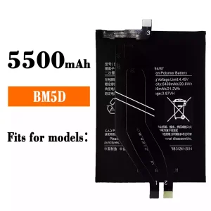 Genuine cell phone battery BM5D for Xiaomi